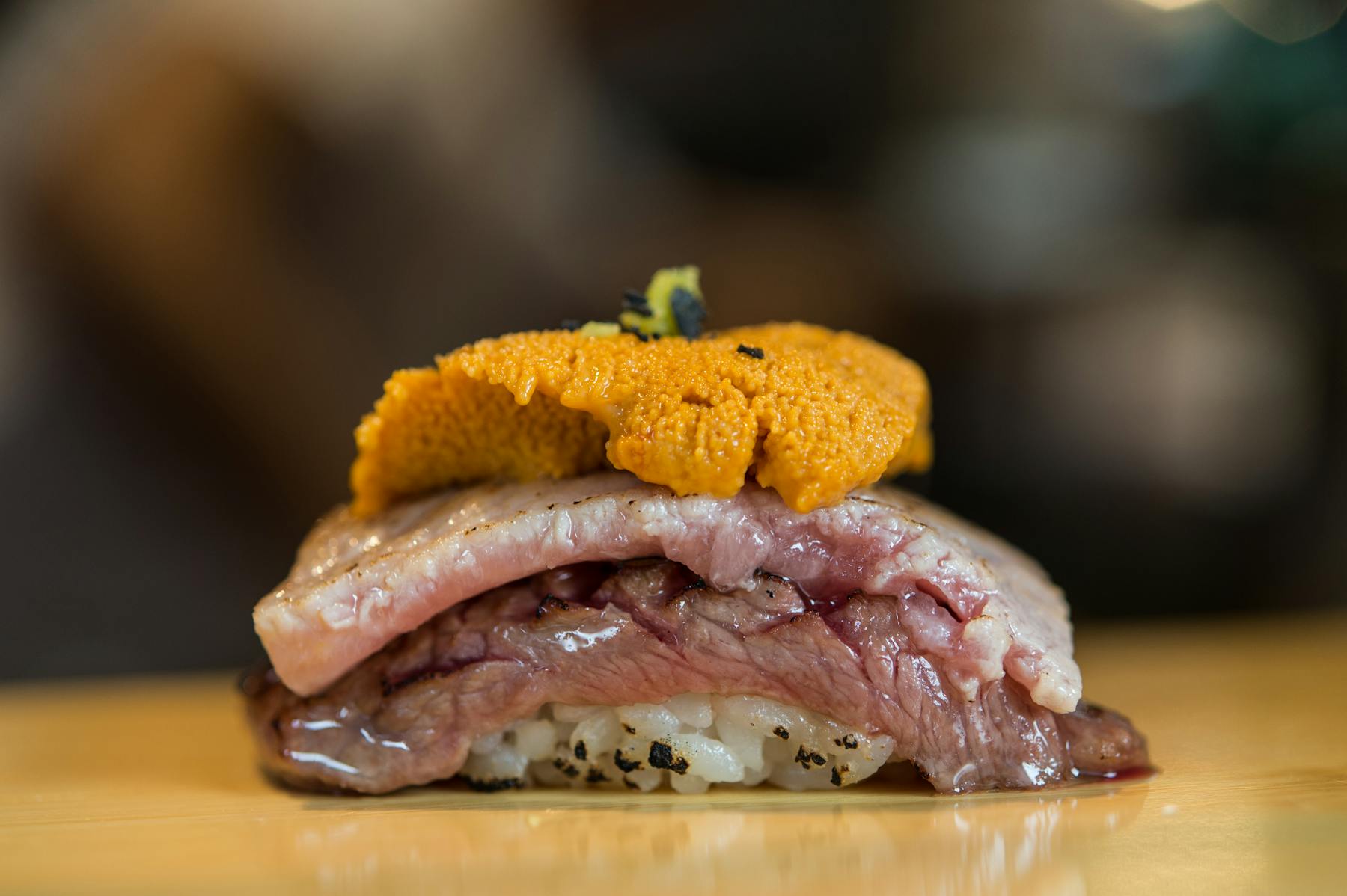 a close up of a sandwich on a plate